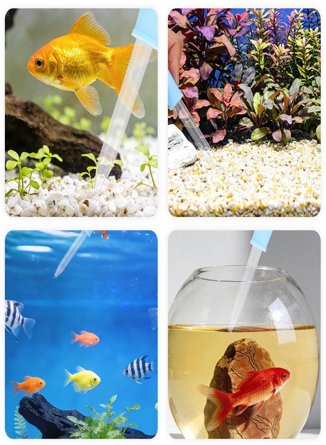 Sinbana Aquarium Cleaning Tools Kit, Includes 4 Double Sided Sponge Scrubbers 2 Suction Cleaner Brushes & Water Pump Brush for Fish Tank Cleaning & Maintenance - Image 5